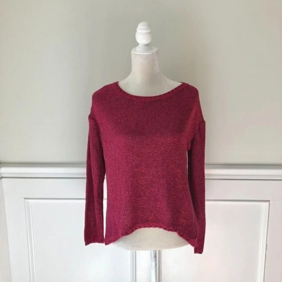 Stitch Fix RD Style Red Hi Low Sweater M - Picture 1 of 5